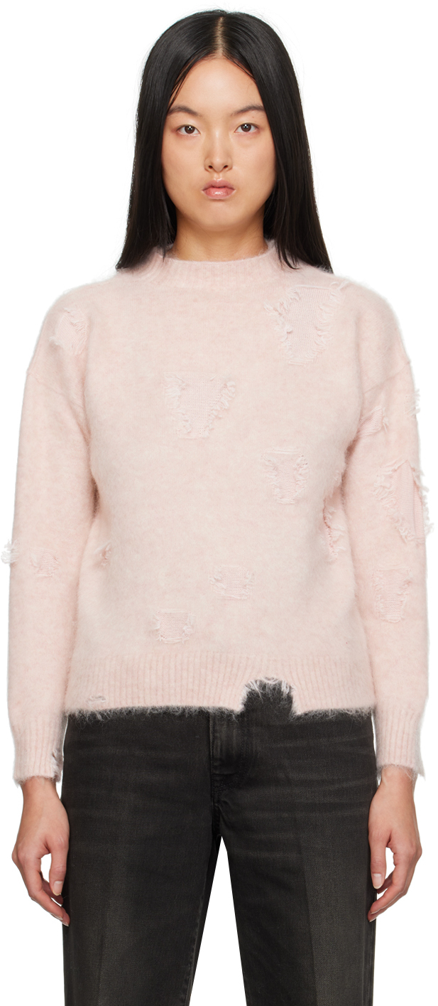 Pink Deconstructed Sweater