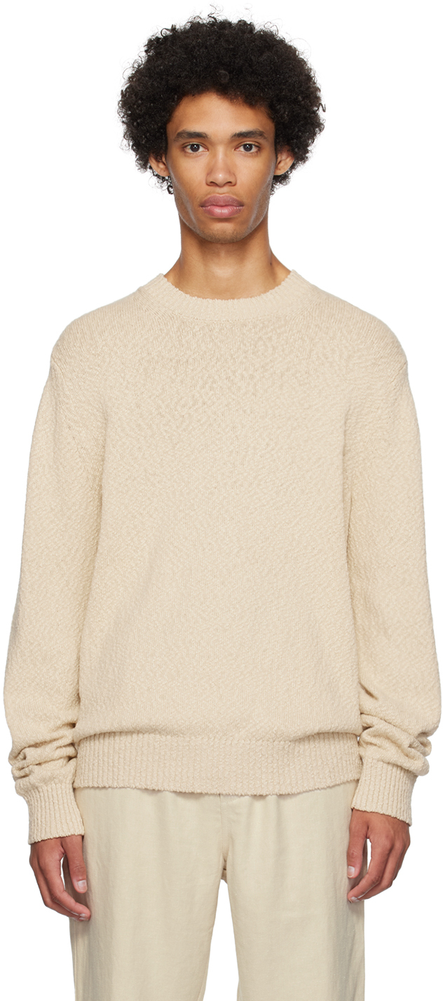 Beige Ray Sweater by Samsøe Samsøe on Sale