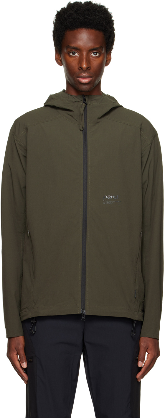 Shop Parel Studios Khaki Teide Jacket In Army Green