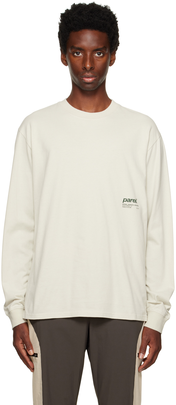 Parel Studios Off-white Bp Long Sleeve T-shirt In Off White