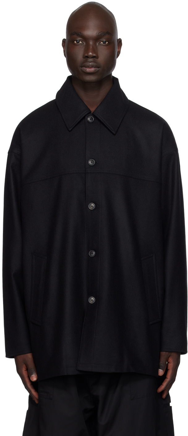 Black Buttoned Jacket