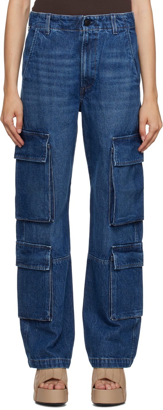 Shop Citizens Of Humanity Blue Delena Jeans In Alma (dk Ind)