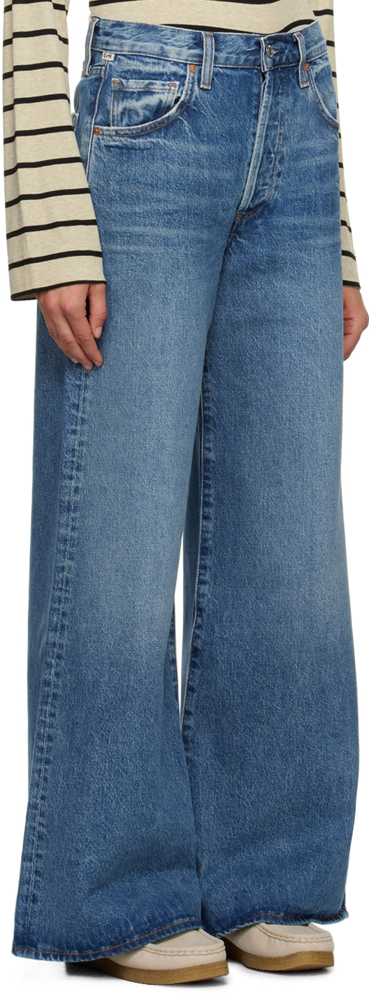 Citizen Of Humanity Beverly Slouch Boot Jeans In Corsage (med Ind)