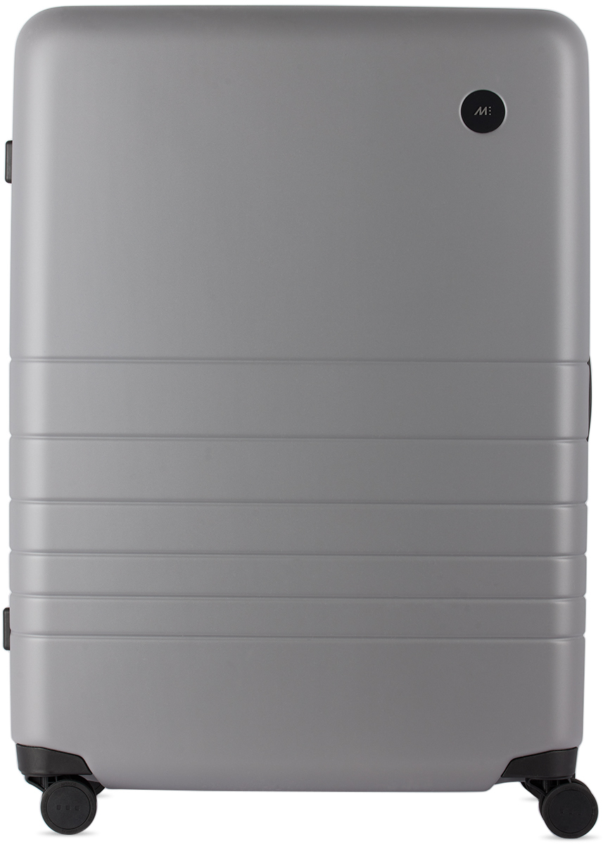 Monos Grey Classic Large Checkin Suitcase ModeSens