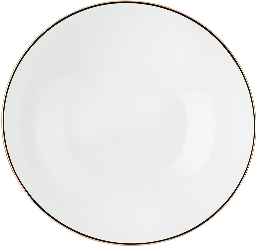 Ginori 1735 White Catene Salad Bowl In G00125500