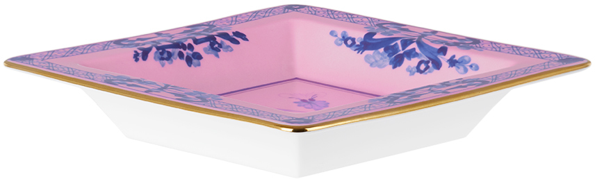 Ginori 1735 Pink Oriente Italiano Square Change Tray In G00124500