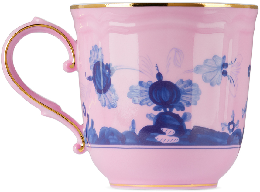 Ginori 1735 Pink Oriente Italiano Coffee Mug In G00124500