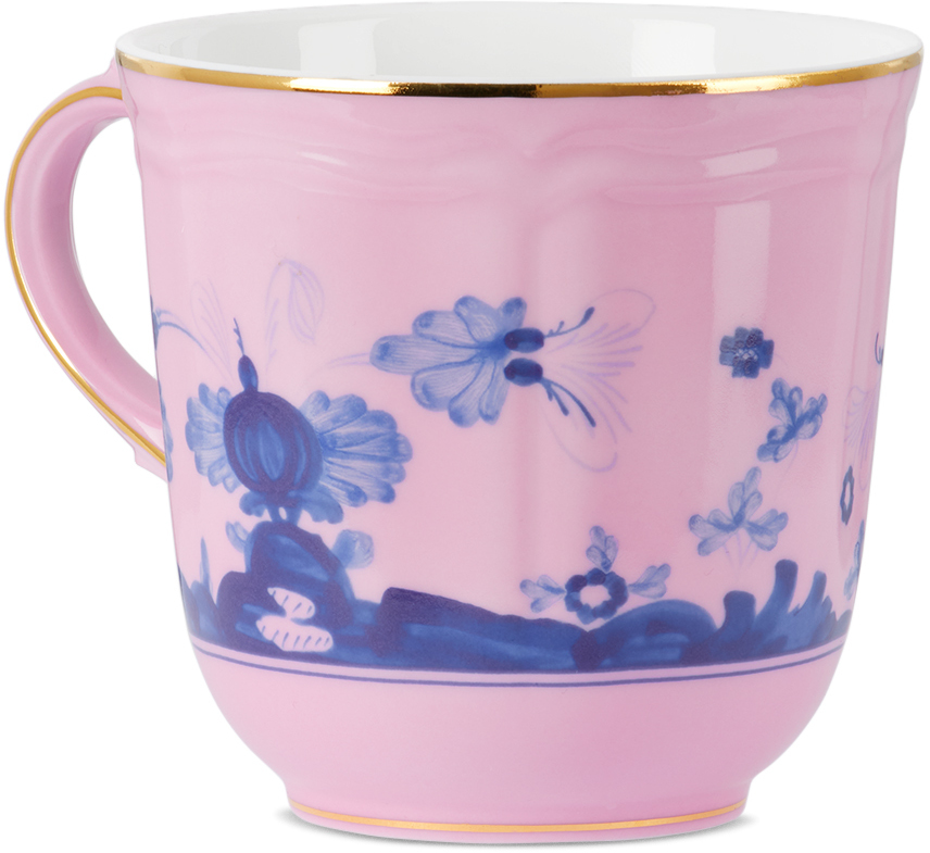 Ginori 1735 Pink Oriente Italiano Coffee Mug In G00124500