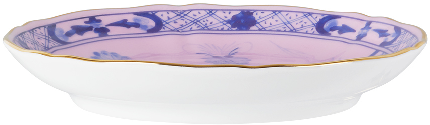 Ginori 1735 Pink Oriente Italiano Espresso Saucer In G00124500
