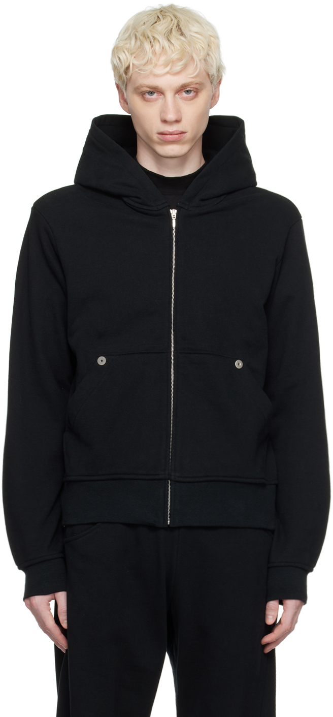 Black Zip-Up Hoodie