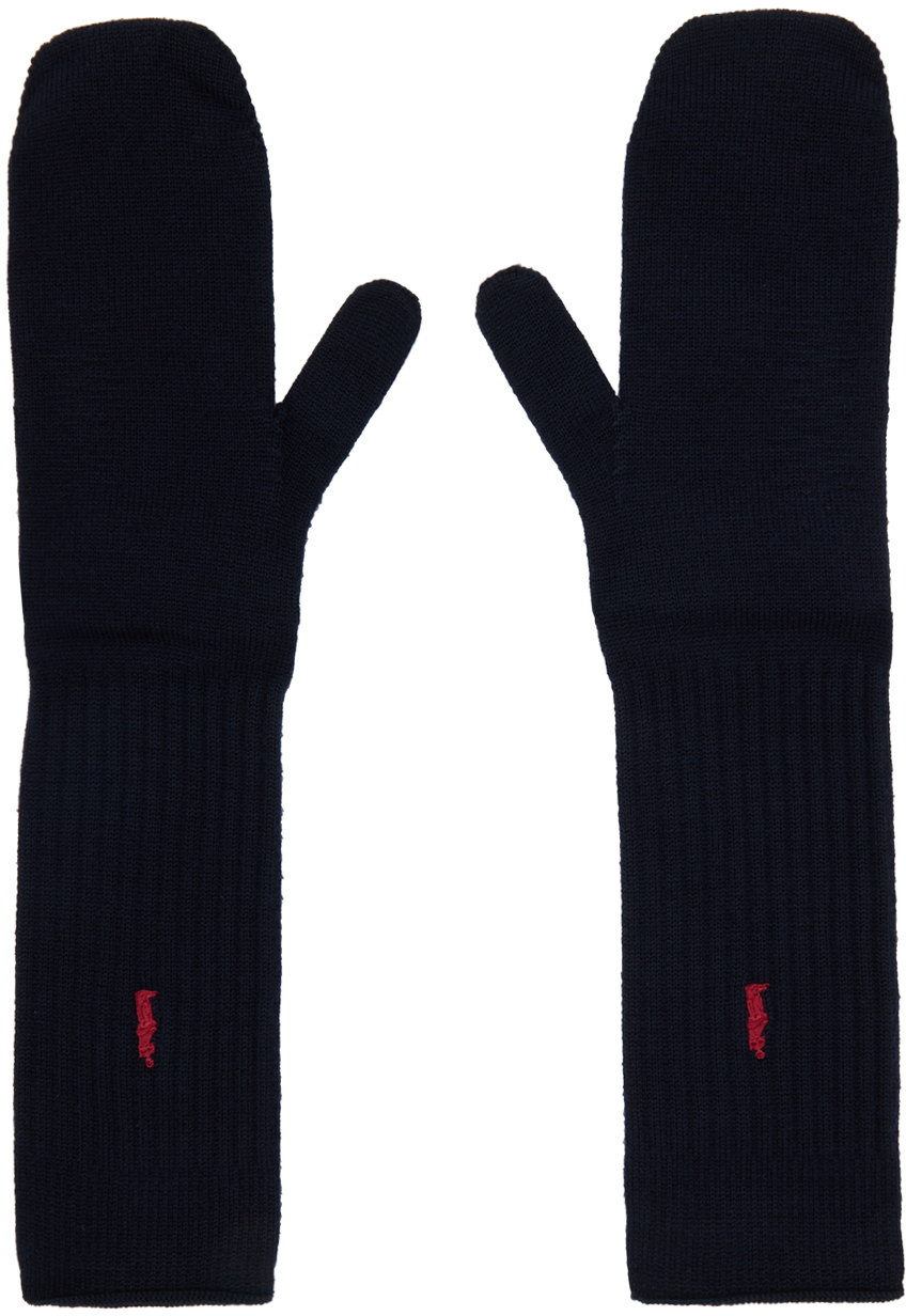 Navy 'Socks Or Gloves?' Gloves