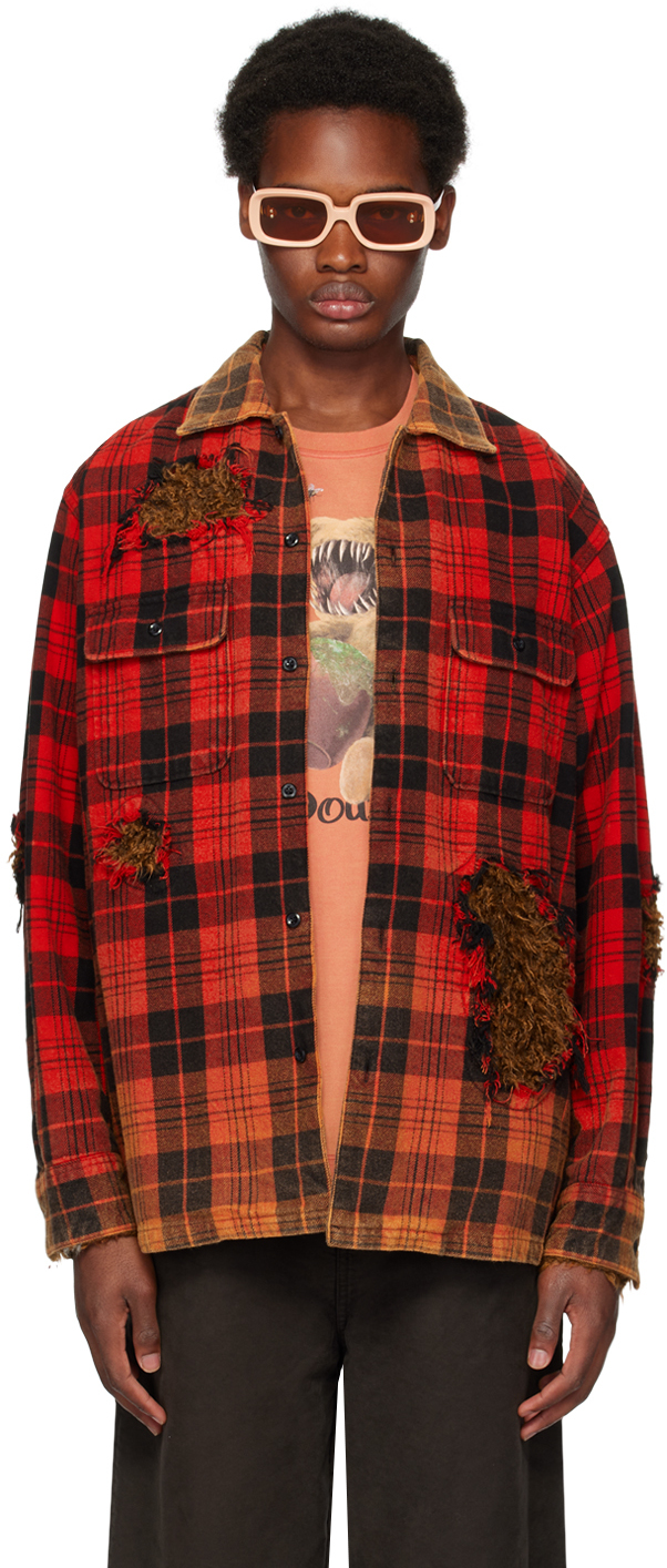 Red Werewolf Check Shirt