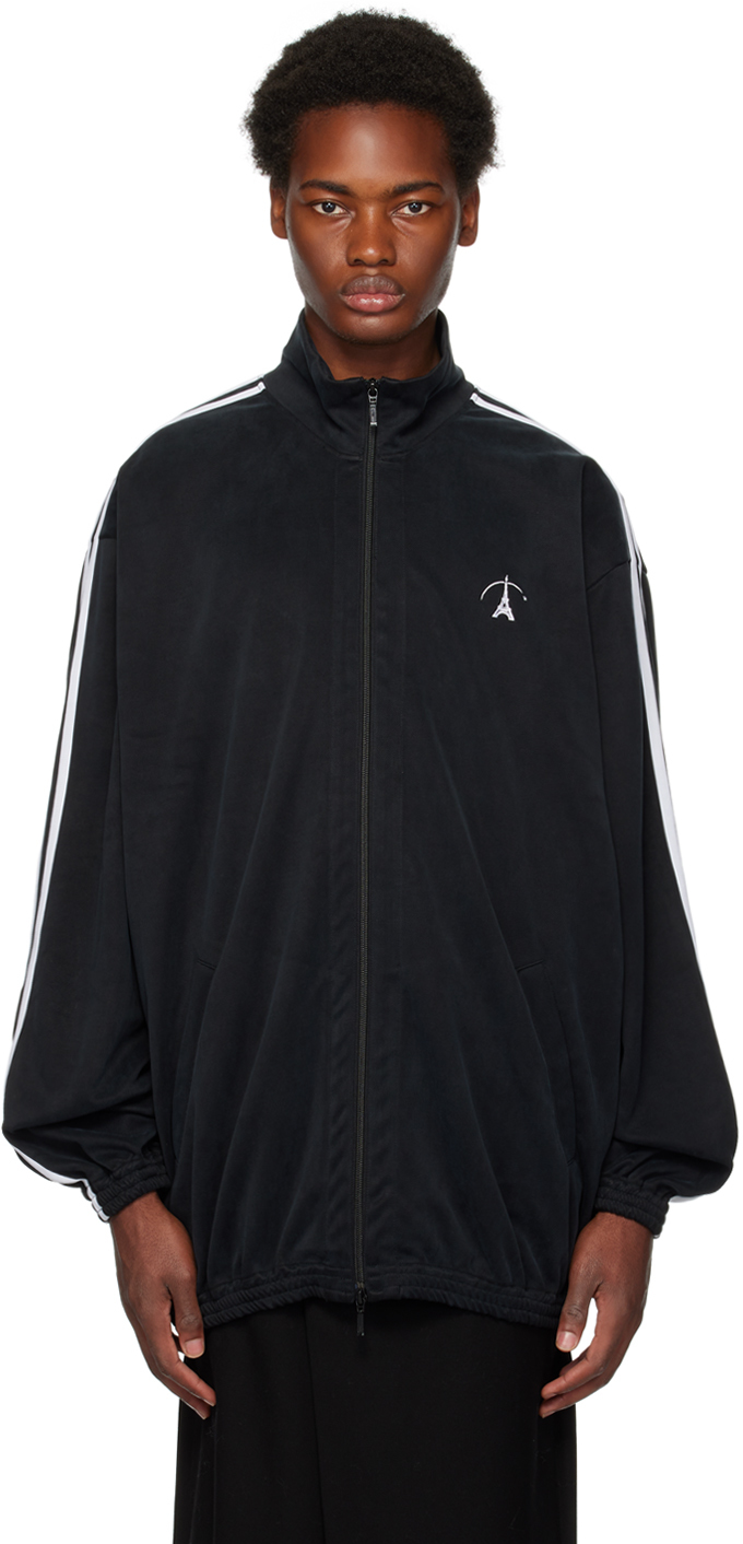 Doublet Black Stripe Track Jacket SSENSE UK