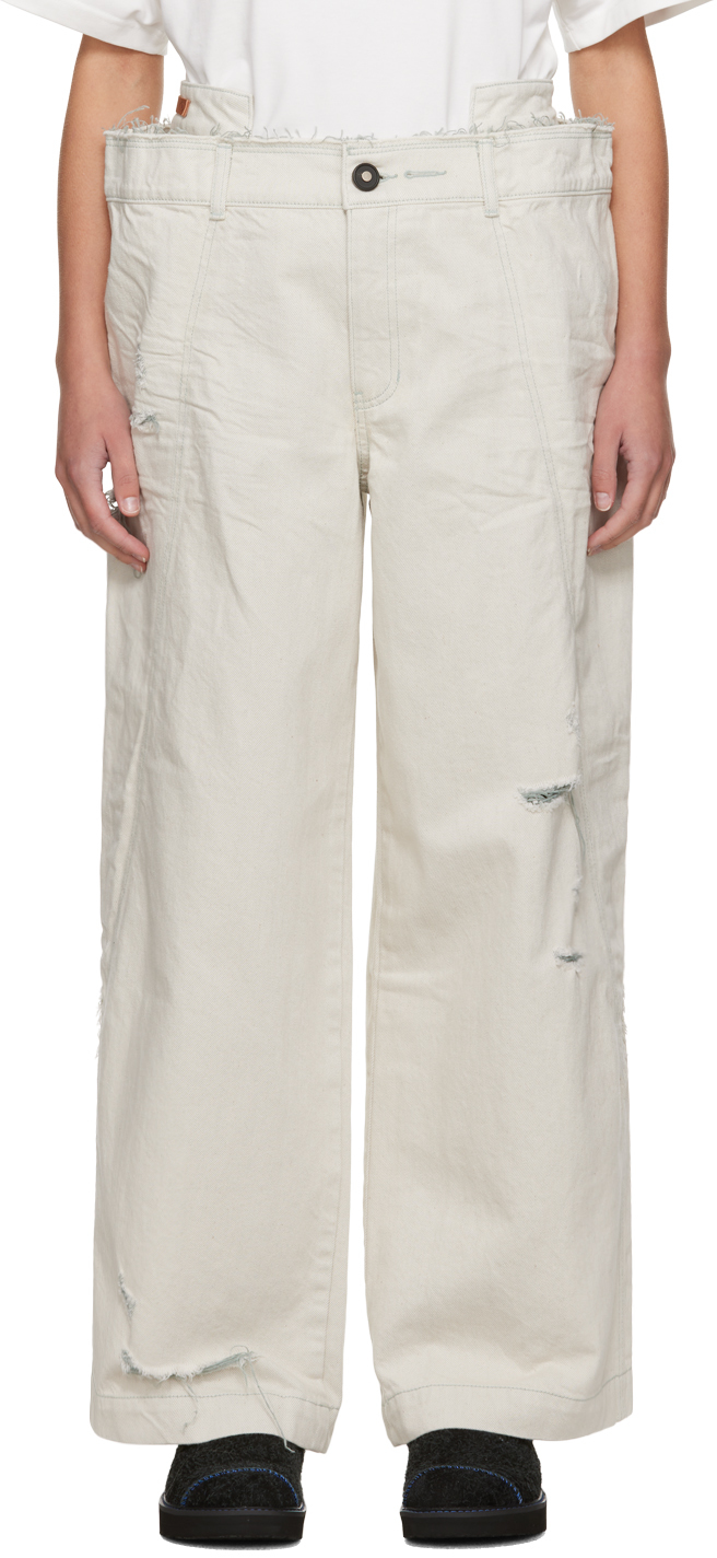 White Azio Jeans