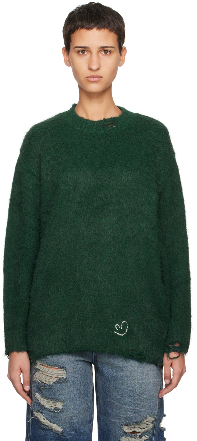 Ader Error Green Rous Sweater