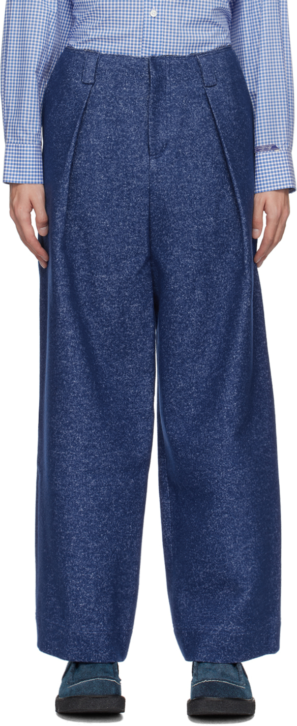 Blue Faded Trousers