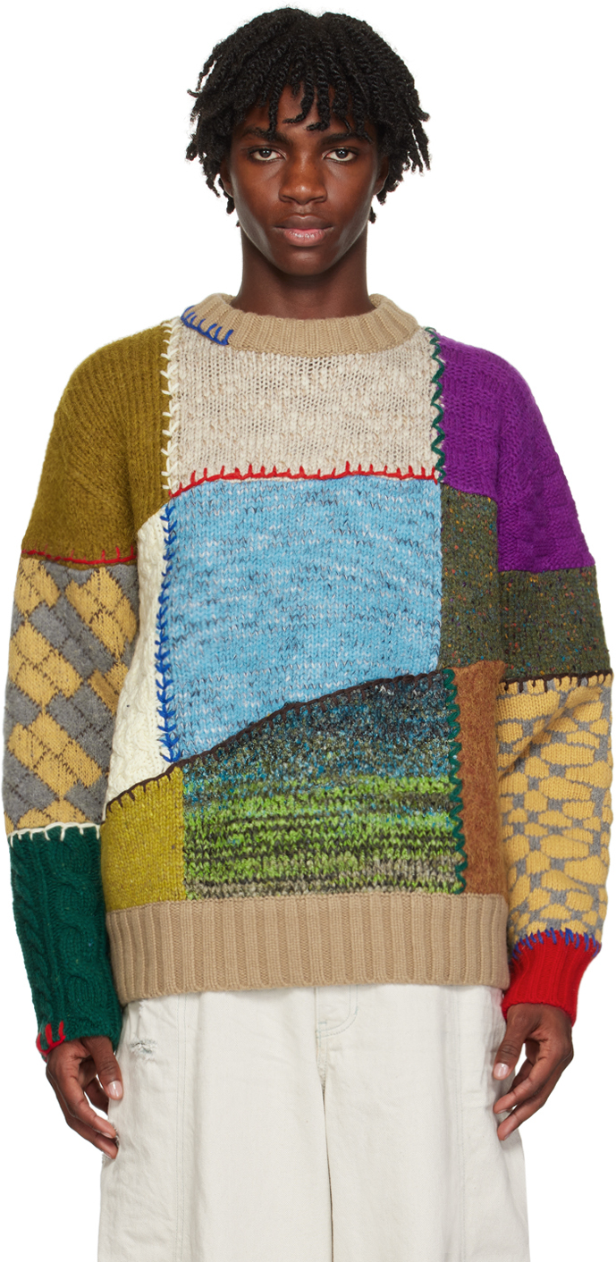 ADER error: Multicolor Combine Sweater | SSENSE