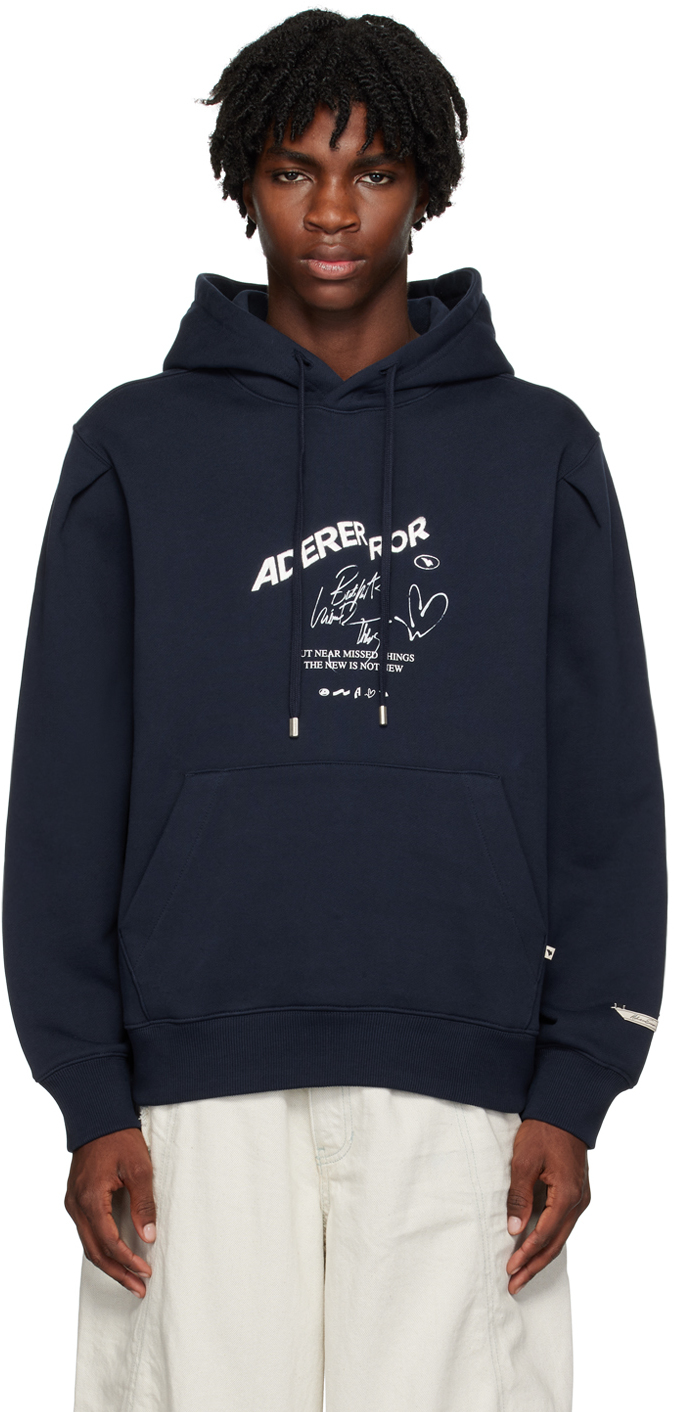 Ader error cheap blue hoodie