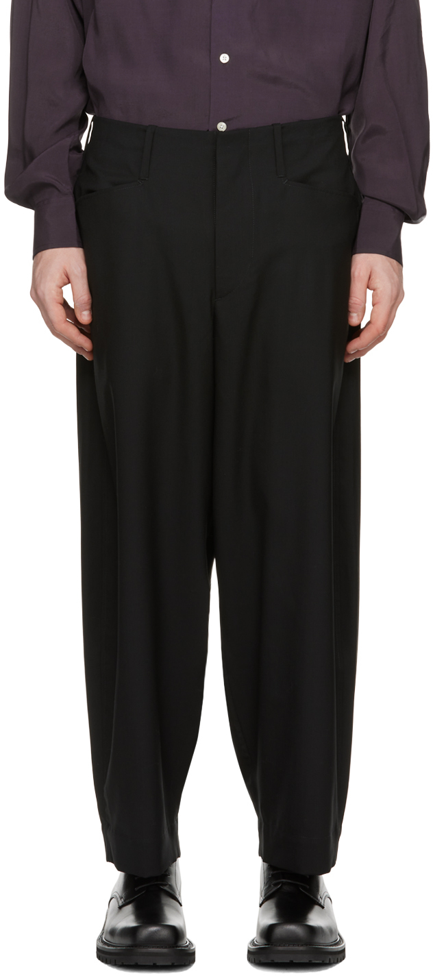 Factor's Black Balloon Trousers