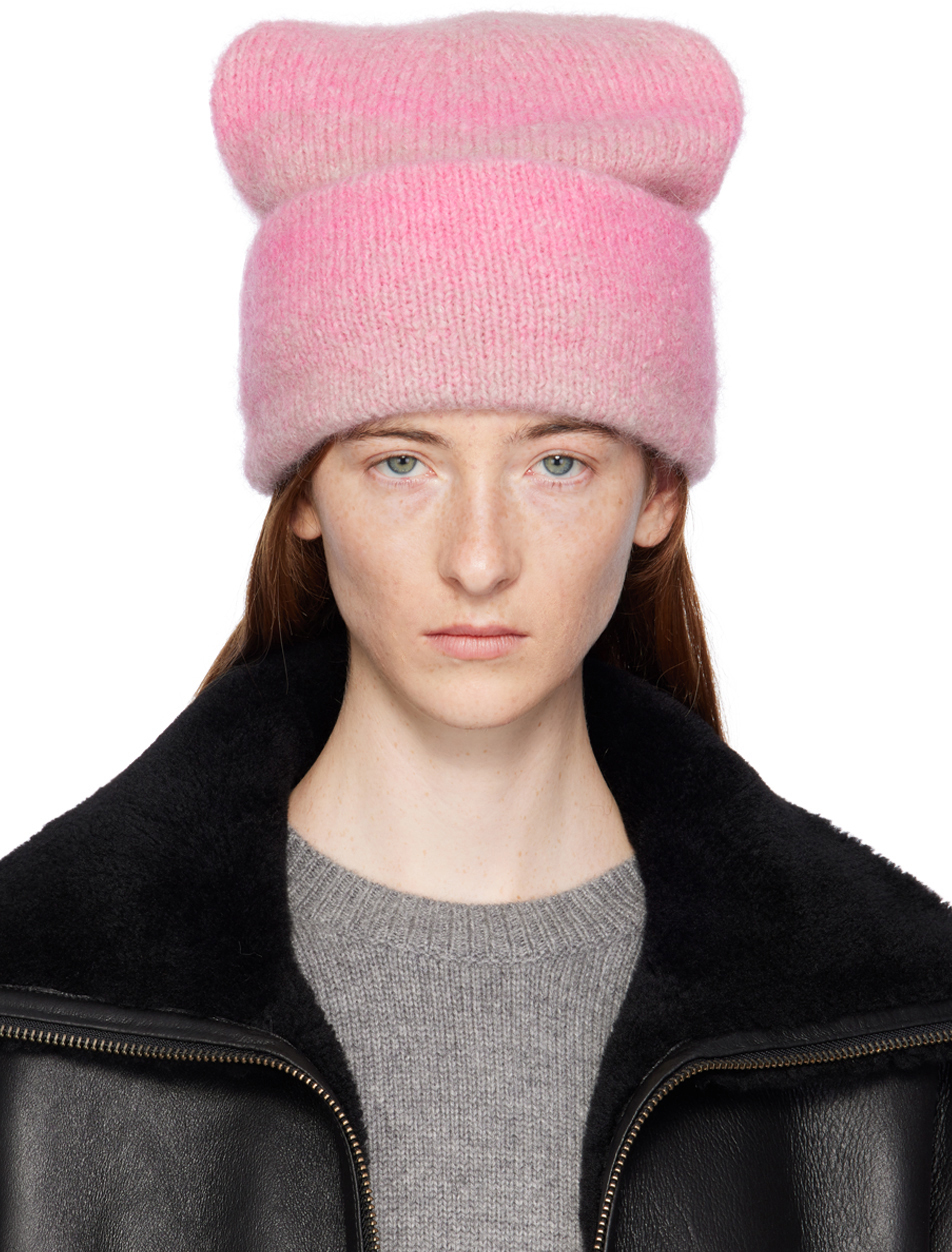 Pink Holly Beanie