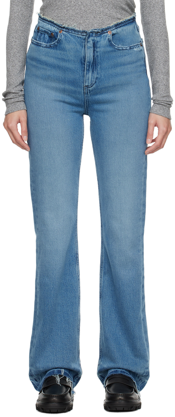 Blue Peyton Jeans by rag & bone on Sale