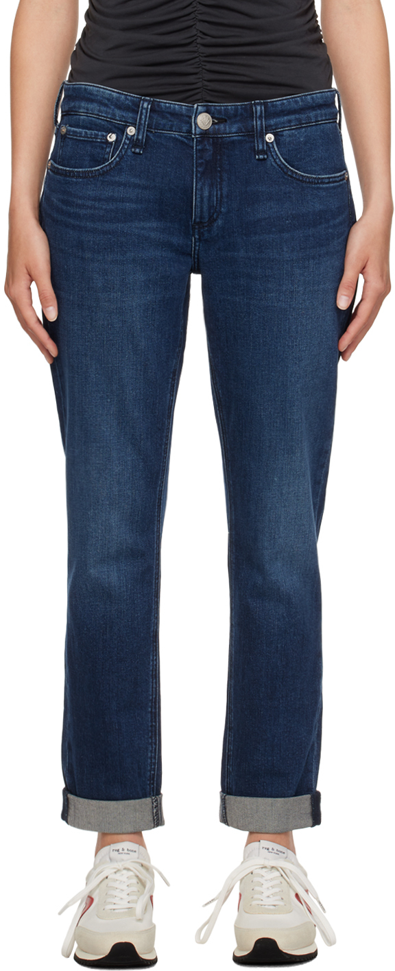 Rag & Bone Blue Dre Jeans In Ella