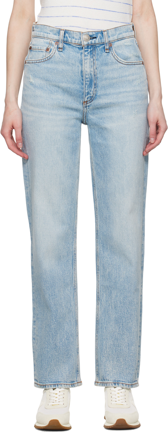 Rag & Bone: Blue Harlow Jeans 