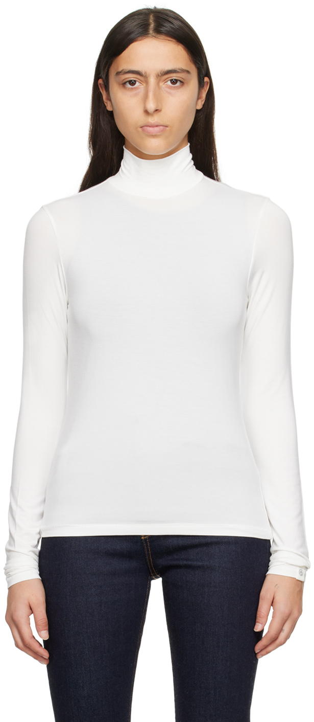 White Luca Turtleneck by rag & bone on Sale