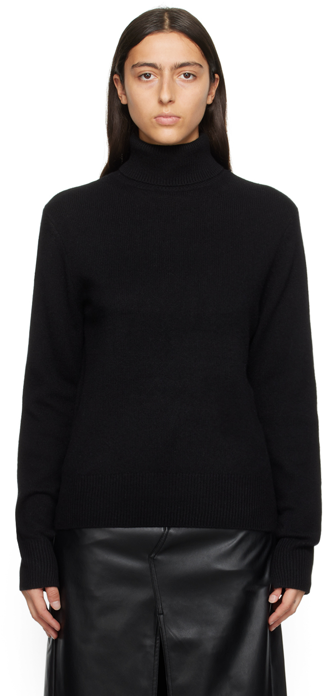 rag & bone: Black Brushed Turtleneck | SSENSE