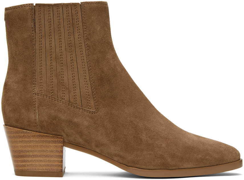 Rag & Bone Tan Rover Ankle Boots In Camelsd
