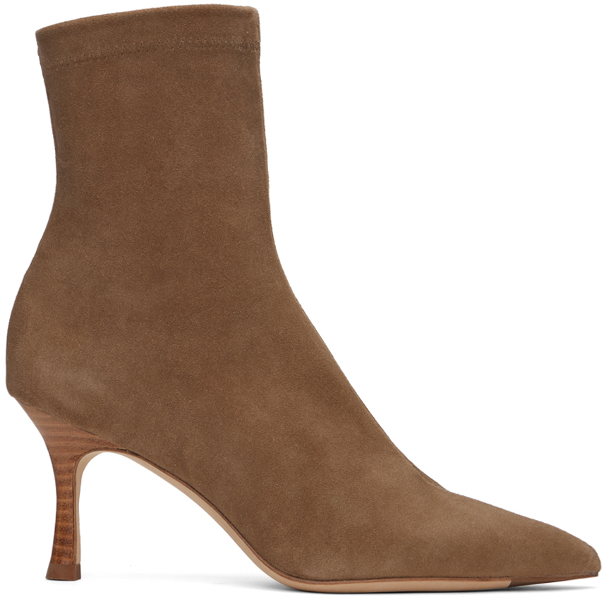Boots Ankle Heels By Rag And Bone In Brown, Size:6.5 main image 0