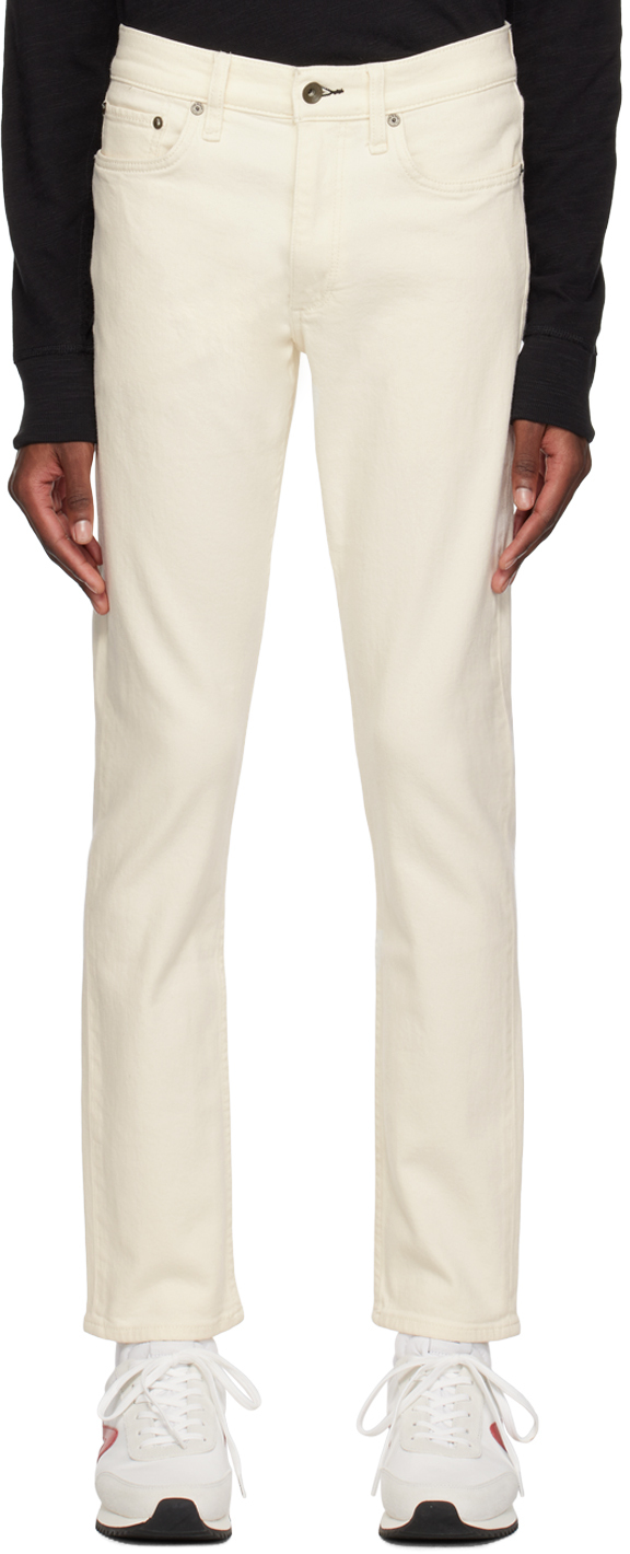 Shop Rag & Bone Off-white Fit 2 Jeans In Ecru