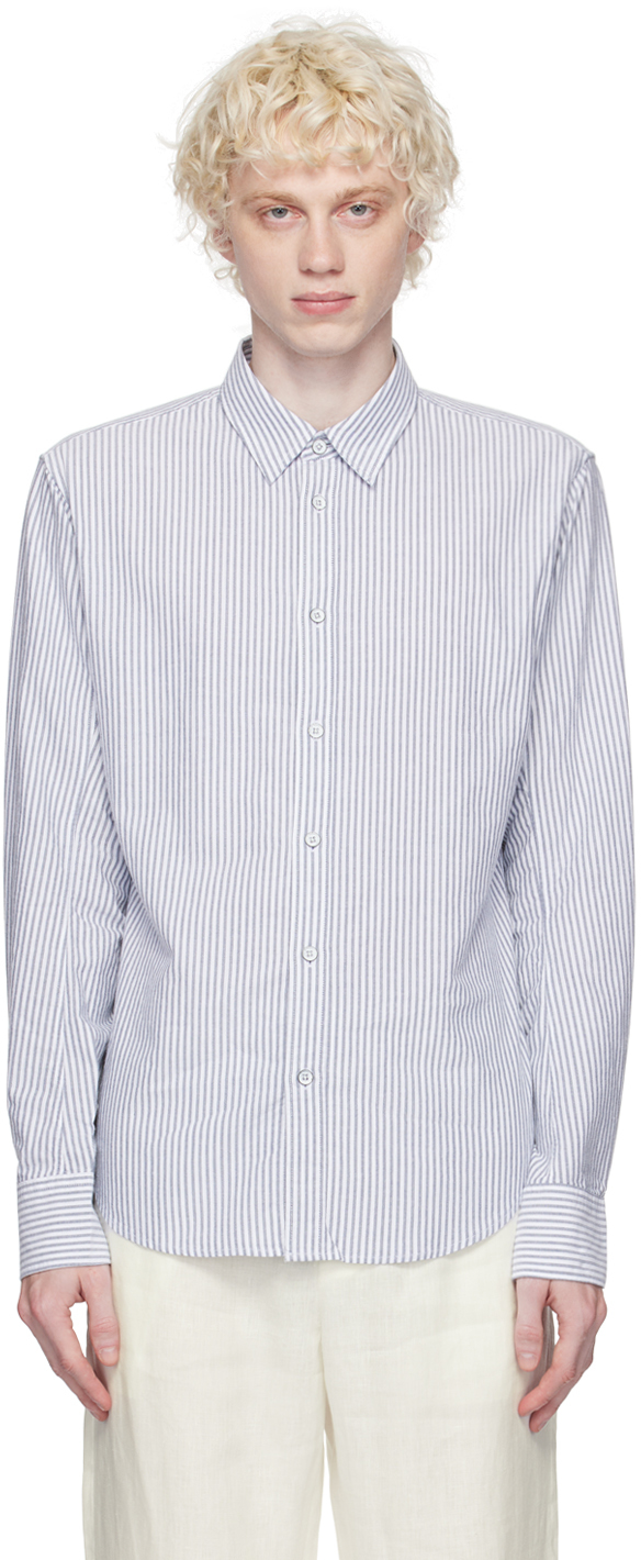 Blue Fit 2 Engineered Shirt by rag & bone on Sale