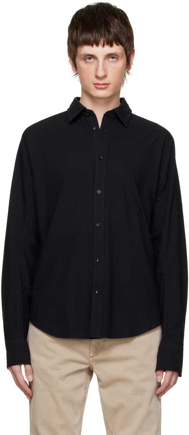 rag & bone: Black Engineered Shirt | SSENSE