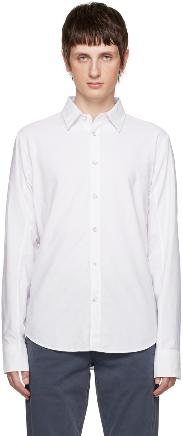 Rag & Bone White Engineered Shirt In Wht