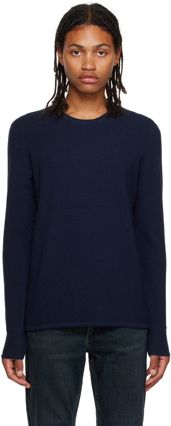 Rag & Bone Navy Martin Sweater