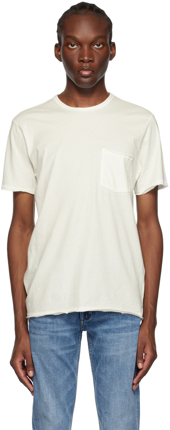 rag & bone White Miles T-Shirt