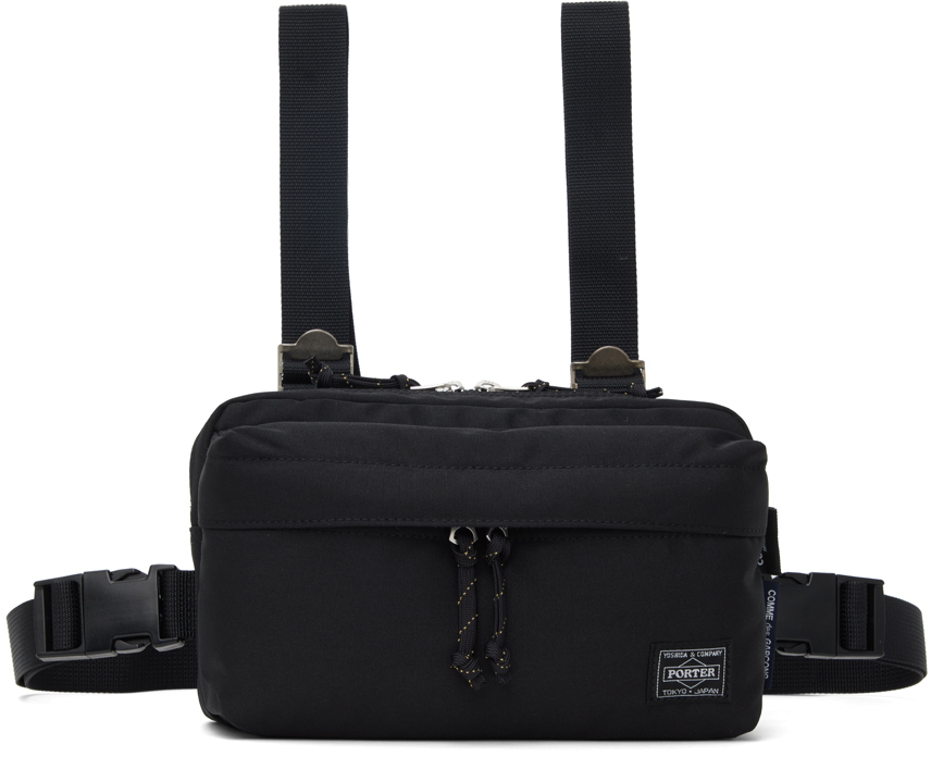 Comme des Garçons Homme: Black PORTER Edition Harness Pouch