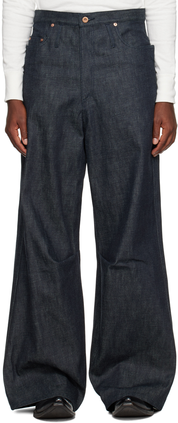 Indigo Loose-Fit Jeans