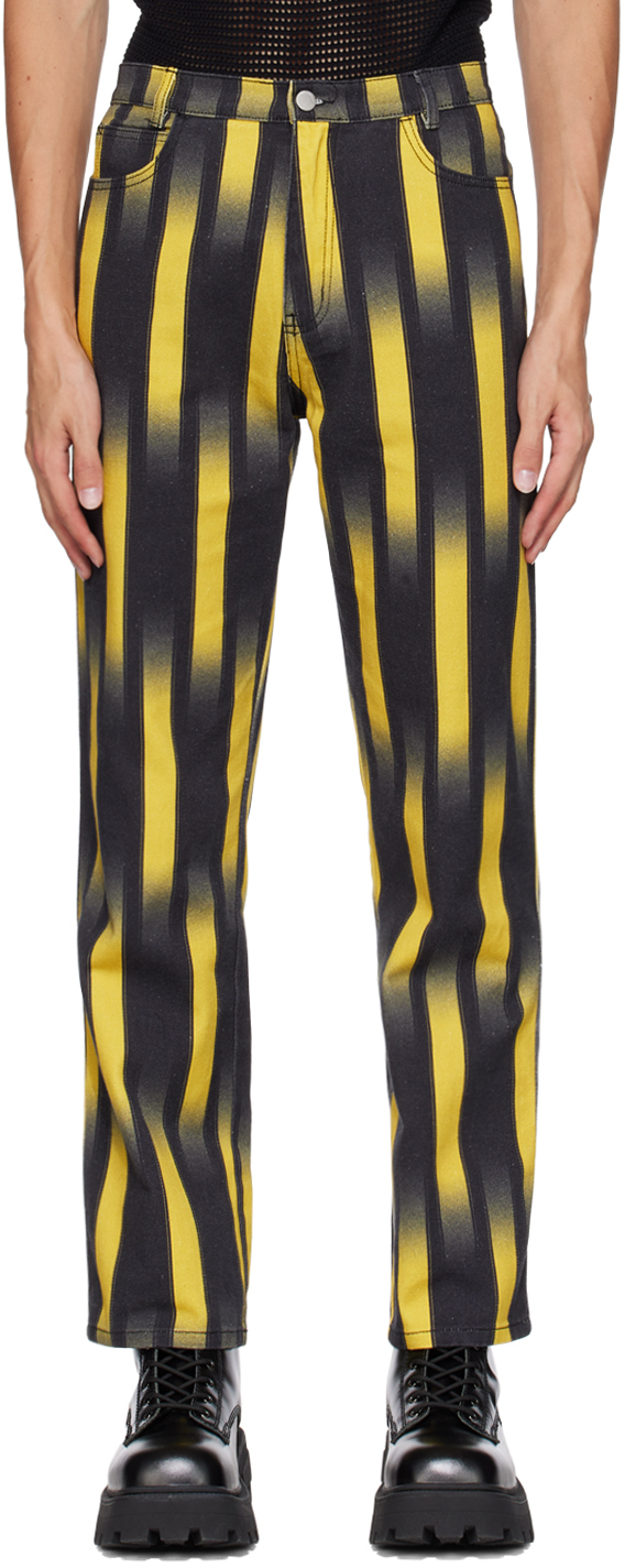 Black & Yellow Party Jeans