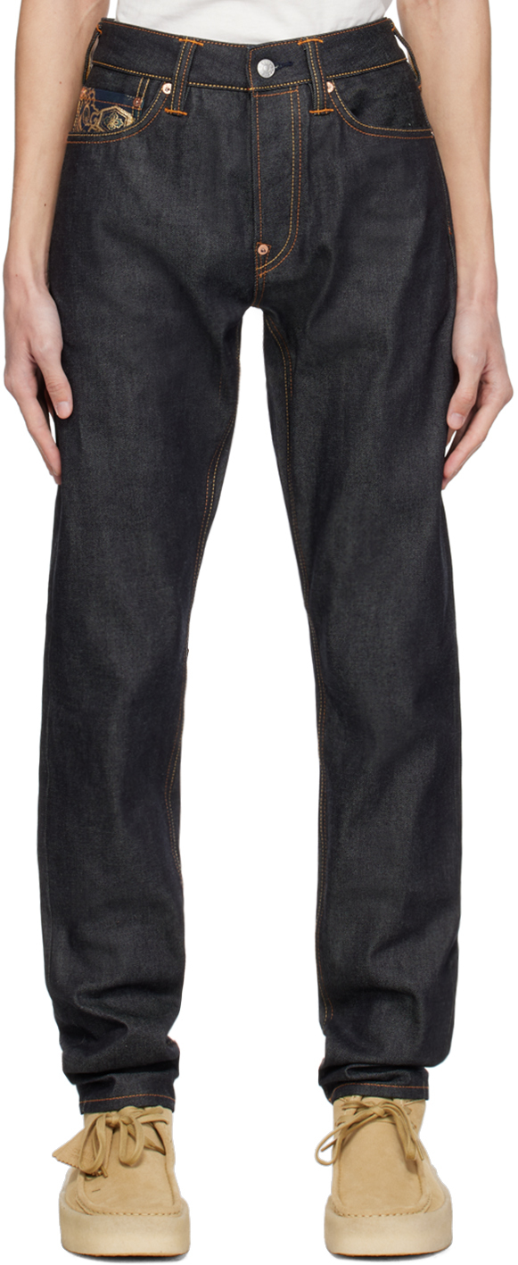 Gray Seagull Jeans by Evisu on Sale