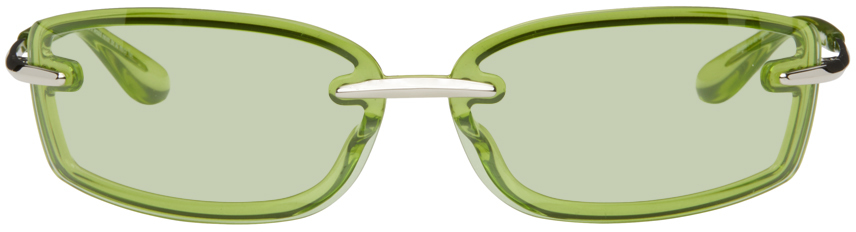 Green & Silver Bambi Sunglasses