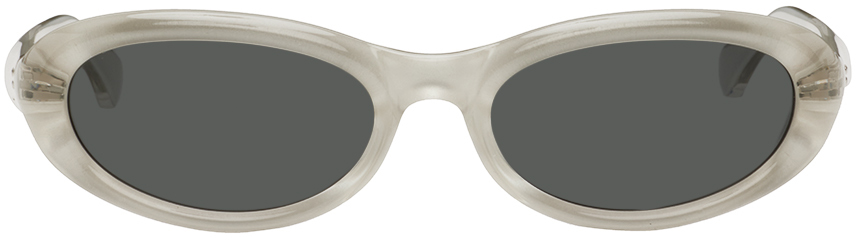 BONNIE CLYDE: White Groupie Sunglasses | SSENSE