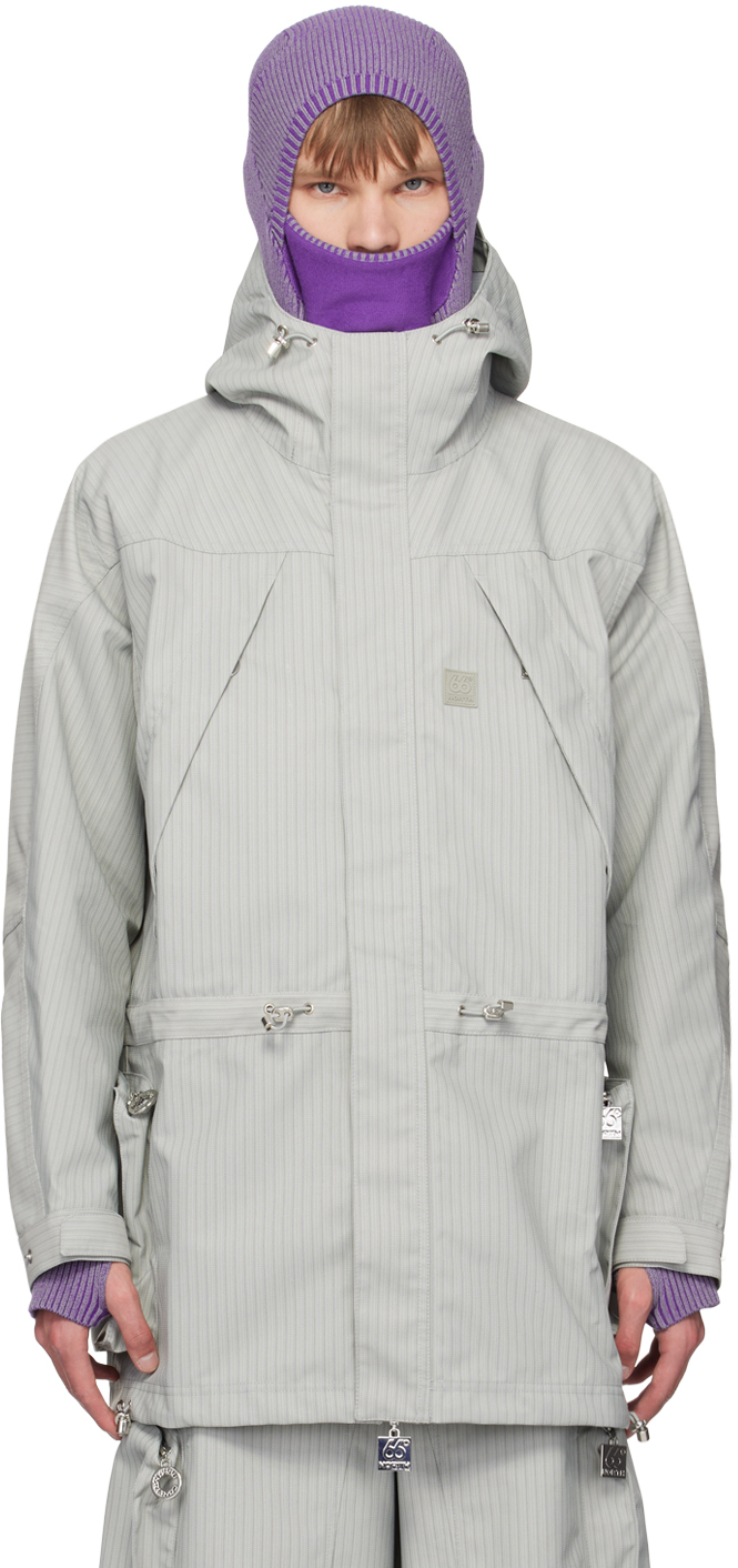 Charlie Constantinou Ssense Exclusive Grey 66°north Edition Jacket In 802 Silver/grey