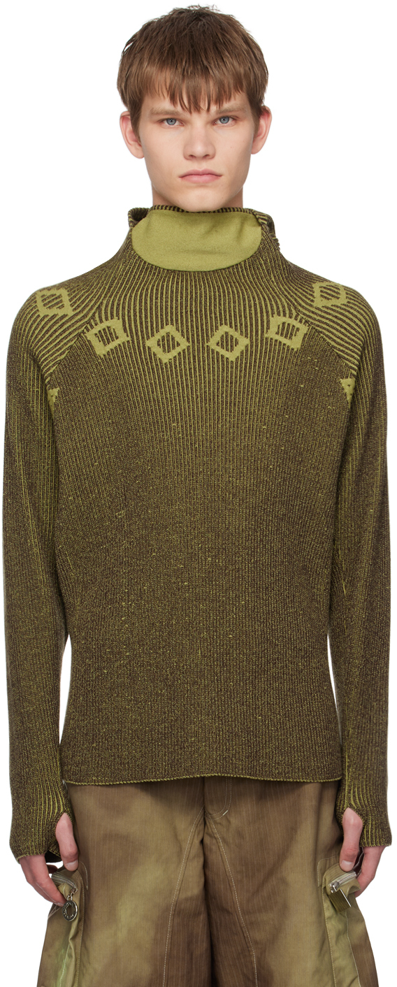 Charlie Constantinou Ssense Exclusive Green 66°north Edition Jumper In 579 Iceland Moss