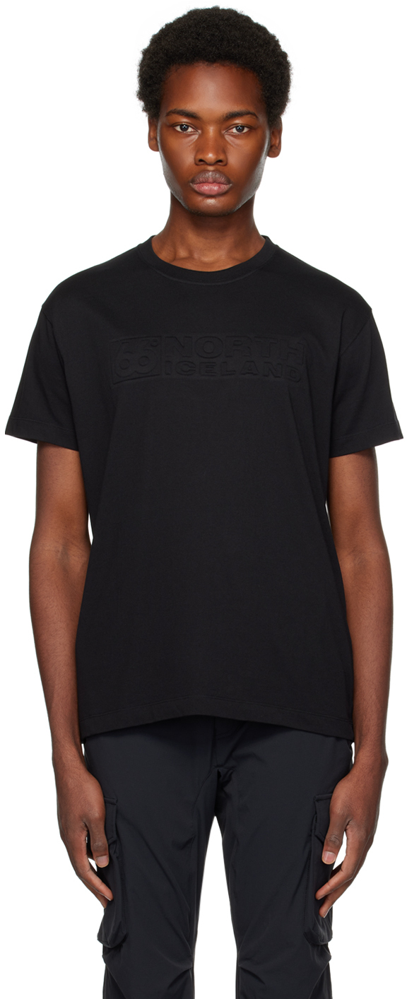 66°north Black Blær T-shirt In 900 Black