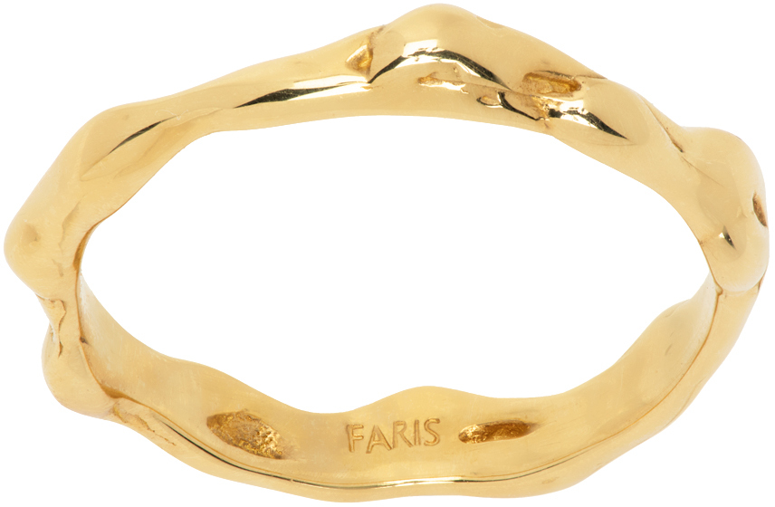 FARIS Bronze Lava Band Ring | Smart Closet