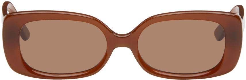 Velvet Canyon Brown Zou Bisou Sunglasses In Chocolate