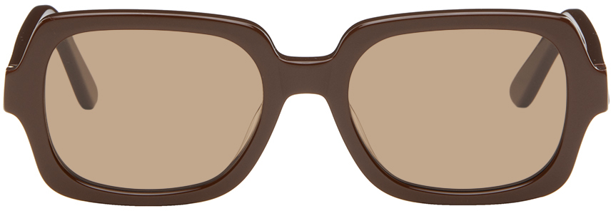 Velvet Canyon Brown 'l'homme' Sunglasses In Cacao