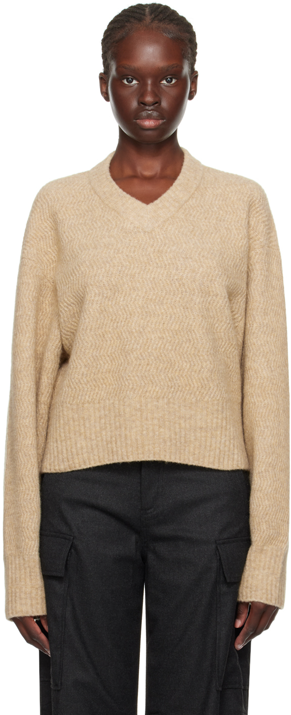 Filippa K: Beige Structure Sweater | SSENSE